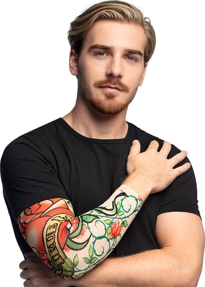True Love Tattoo Sleeve Mouw
