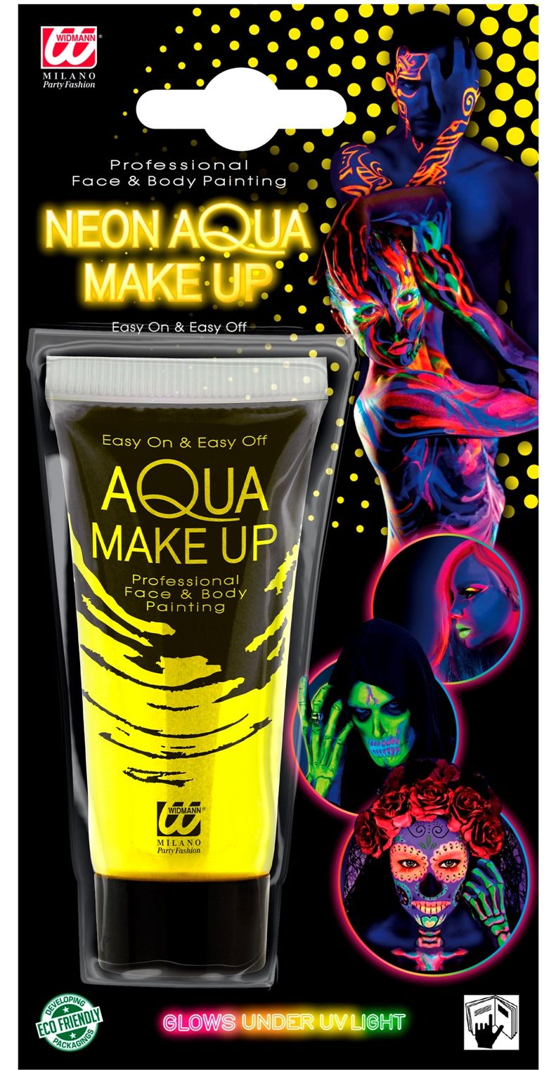 Tube Neon Gele Waterbasis Schmink