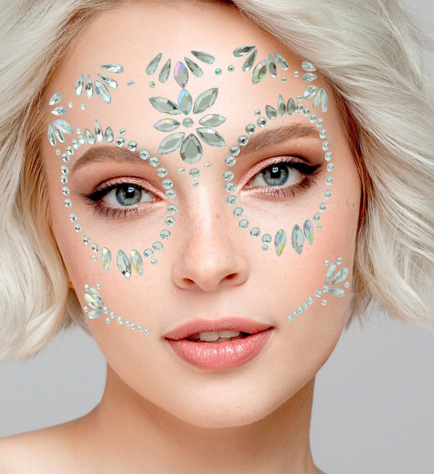 Turquoise Gezichtsjuwelen