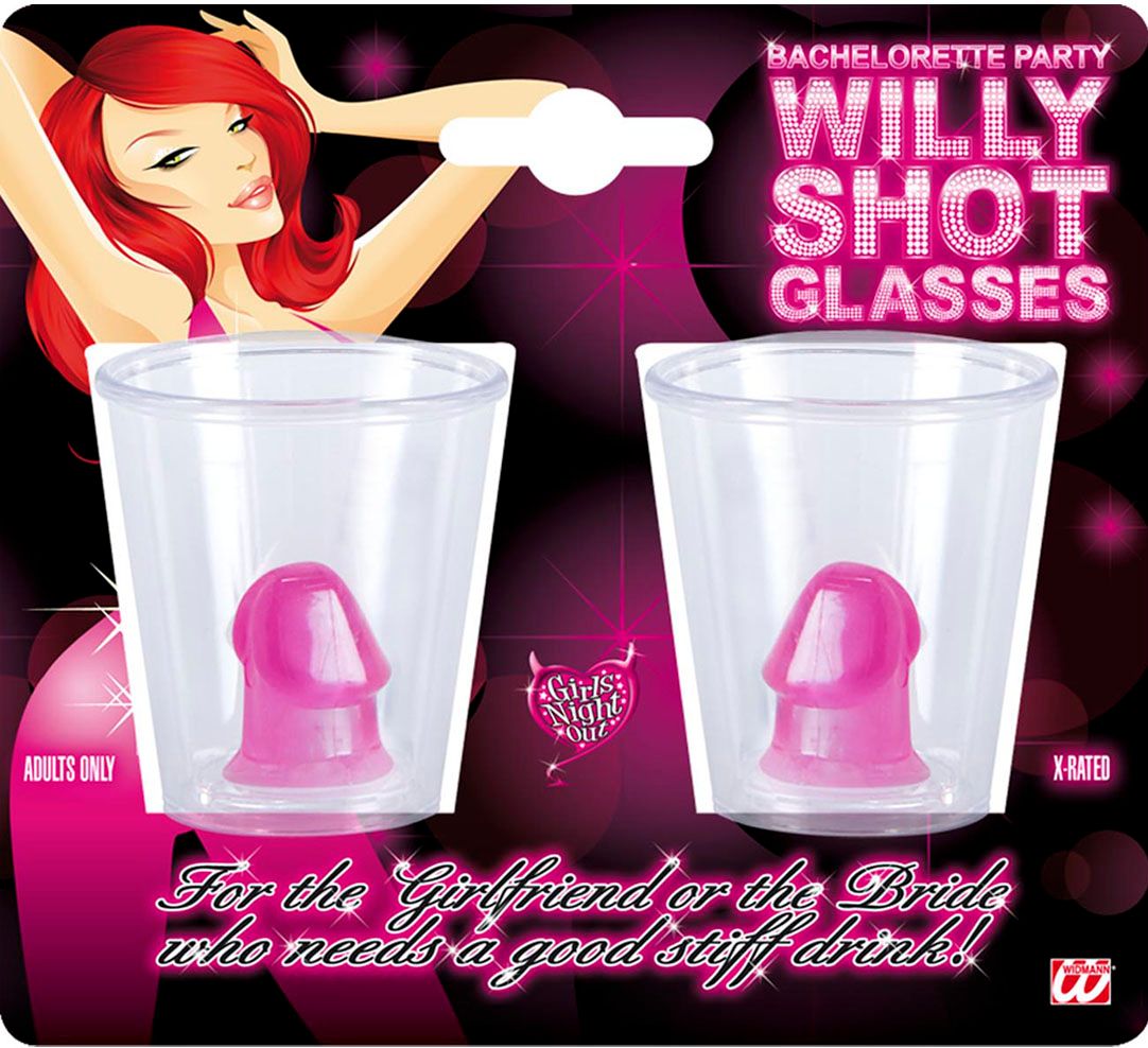 Twee Piemel Shot Glaasjes