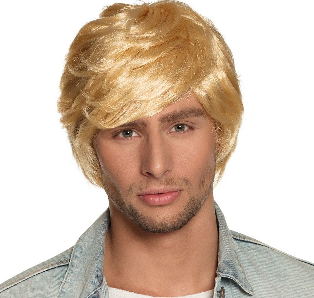 Tyler Blonde Pruik Heren