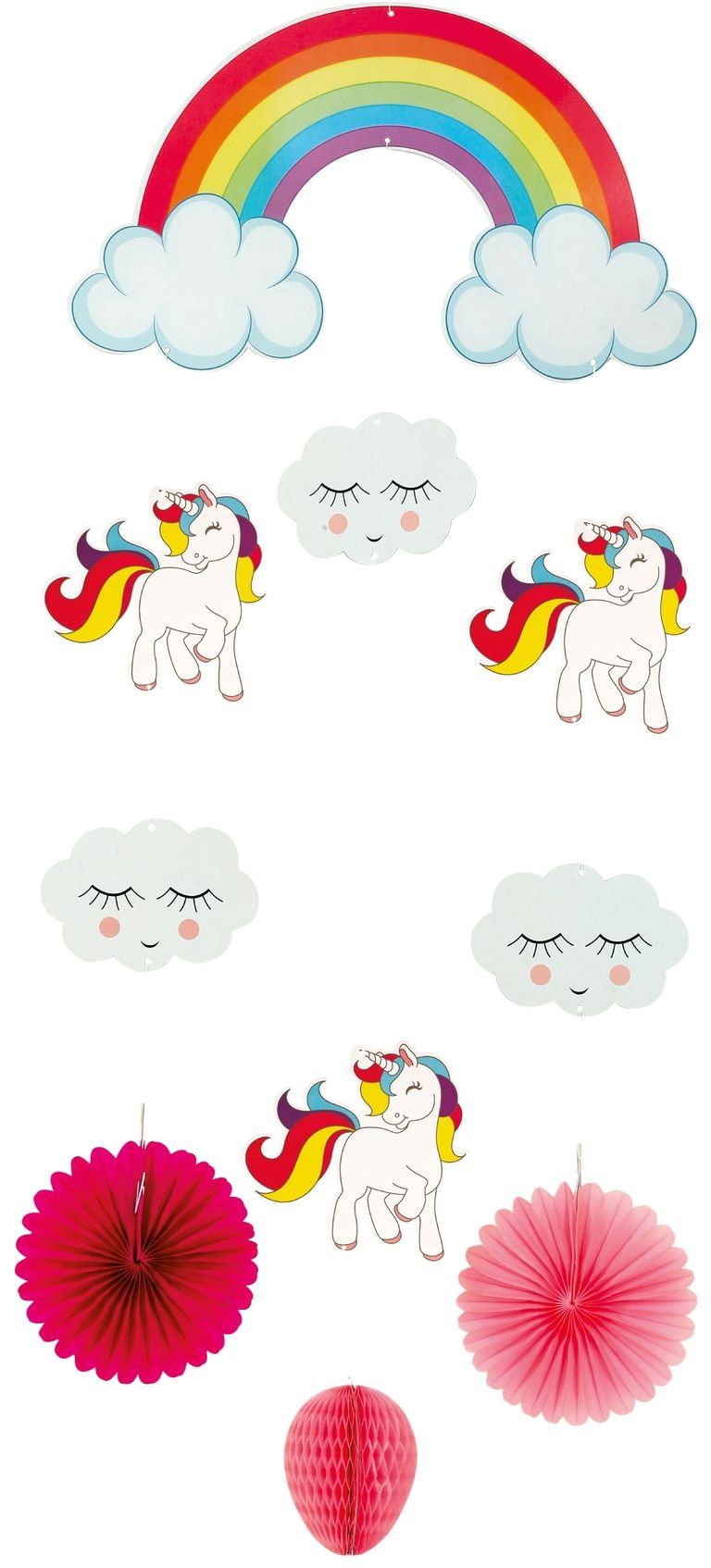 Unicorn Karton Decoratie