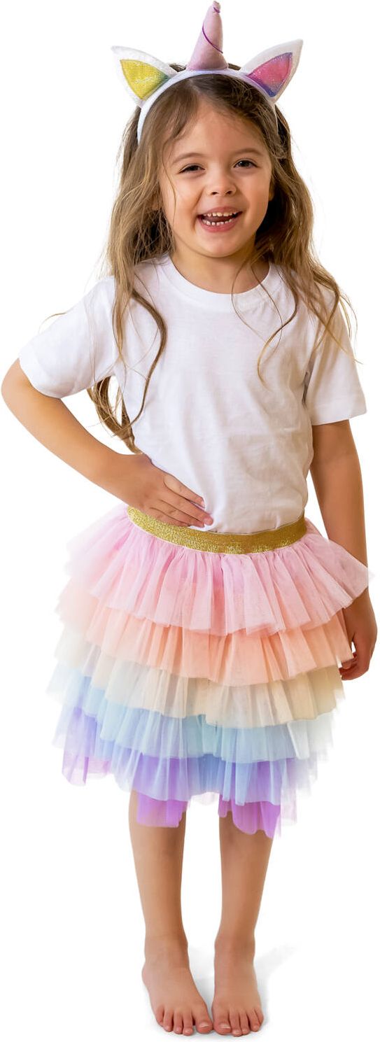 Unicorn Regenboog Rok met Haarband Meisjes
