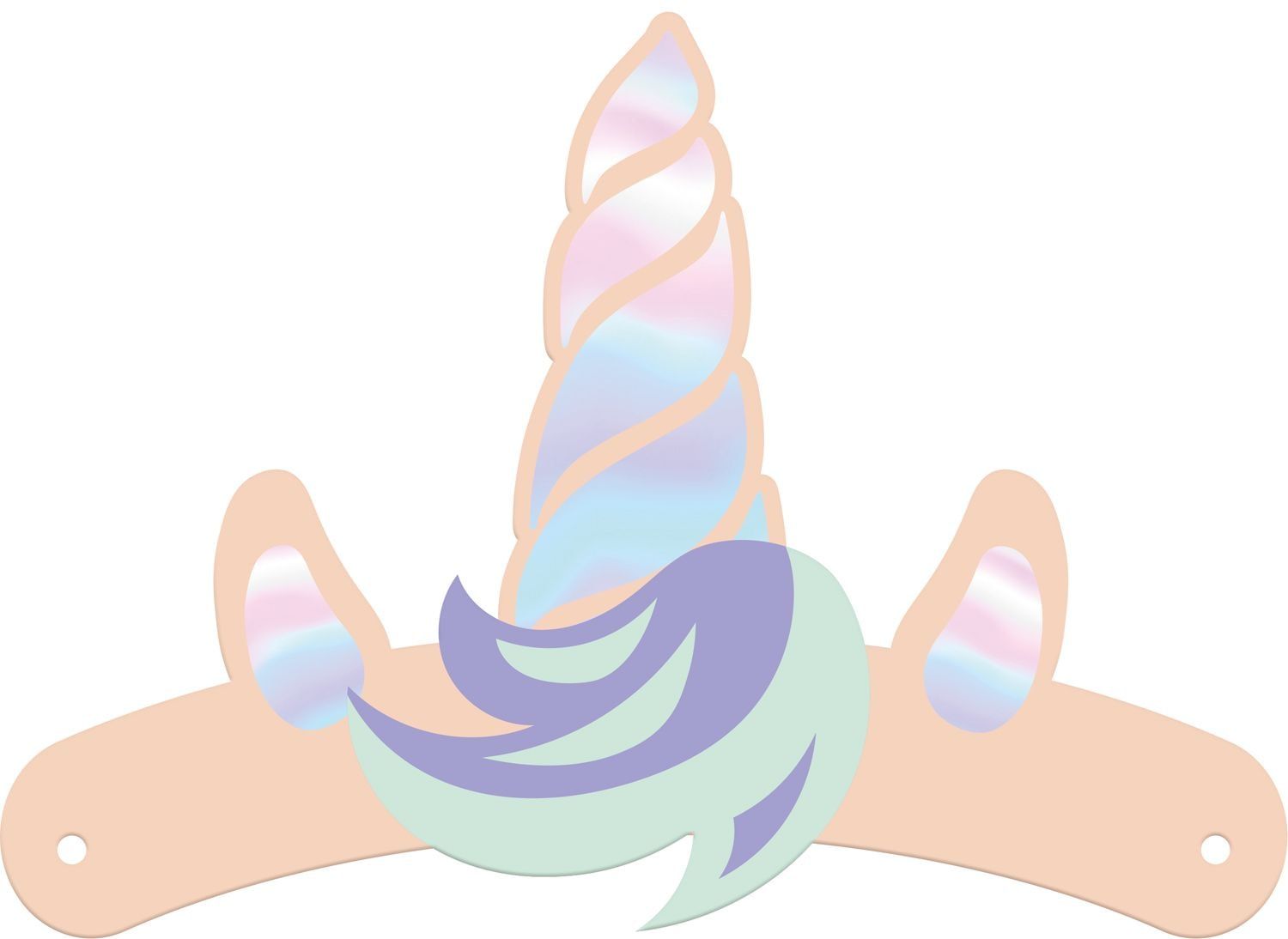 Unicorns en Rainbows Kinderfeestje Hoofdbanden 6 Stuks