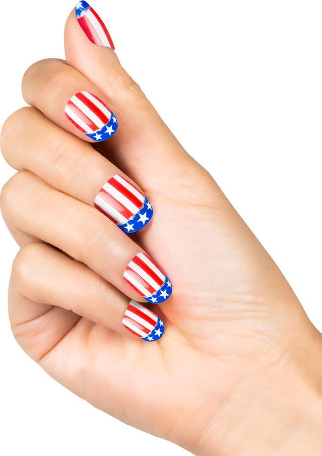 Usa Amerikaanse Vlag Nagels