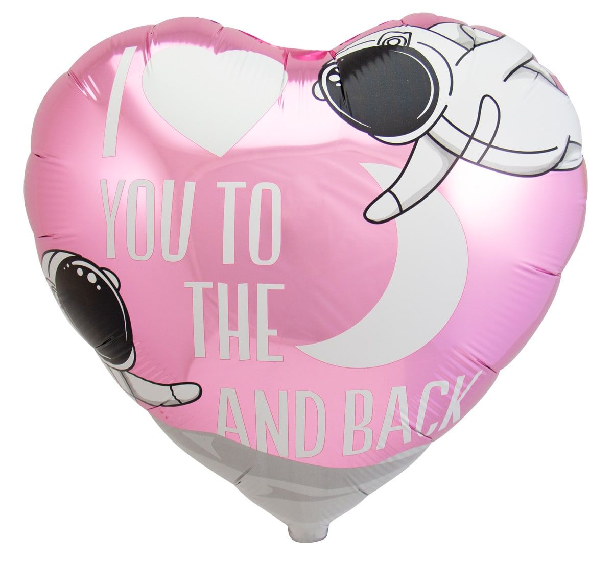 Valentijnsdag hartvorm love you folieballon