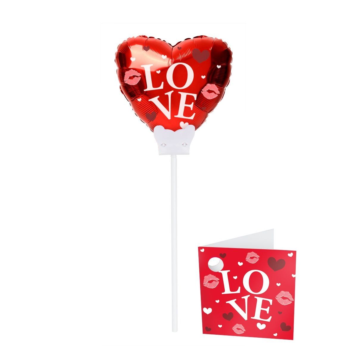 Valentijnsdag love hartvormige mini folieballon