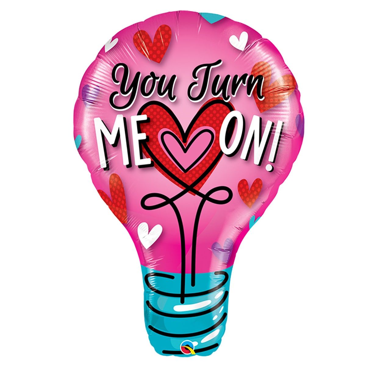 Valentijnsdag you turn me on folieballon