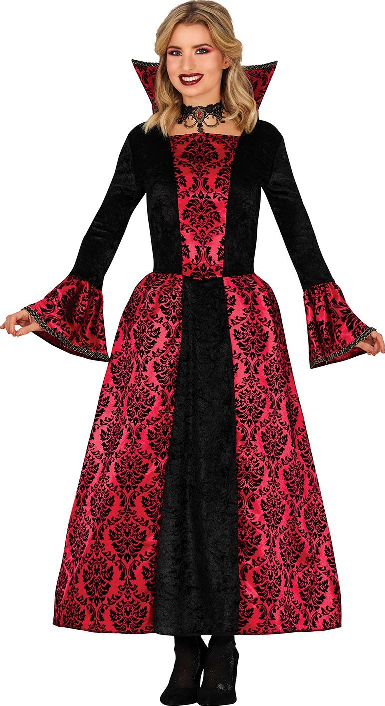 Vampier Jurk Dames Rood