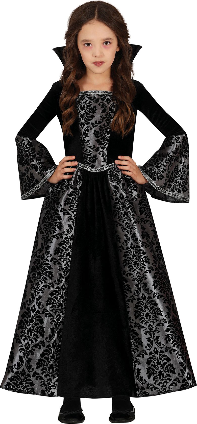 Vampier Jurk Kinderen Zilver