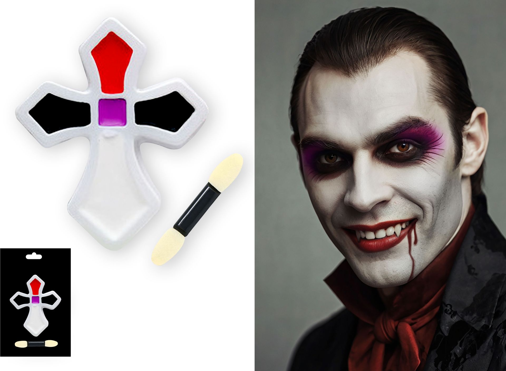 Vampier Meerkleurige Make Up Set