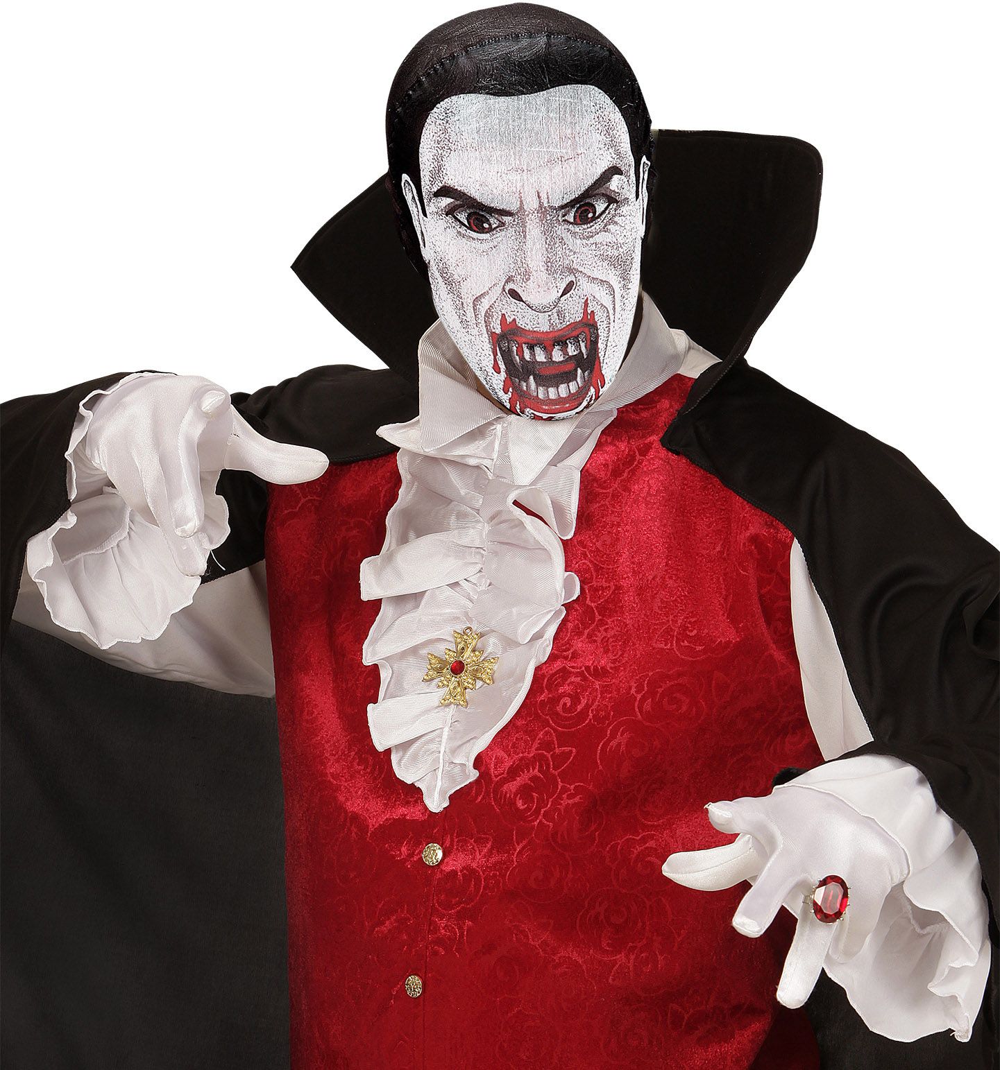 Vampier Stoffen Hoofdmasker