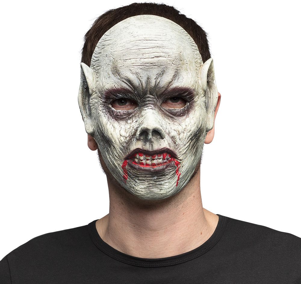 Vampier Wit Gezichtsmasker Halloween