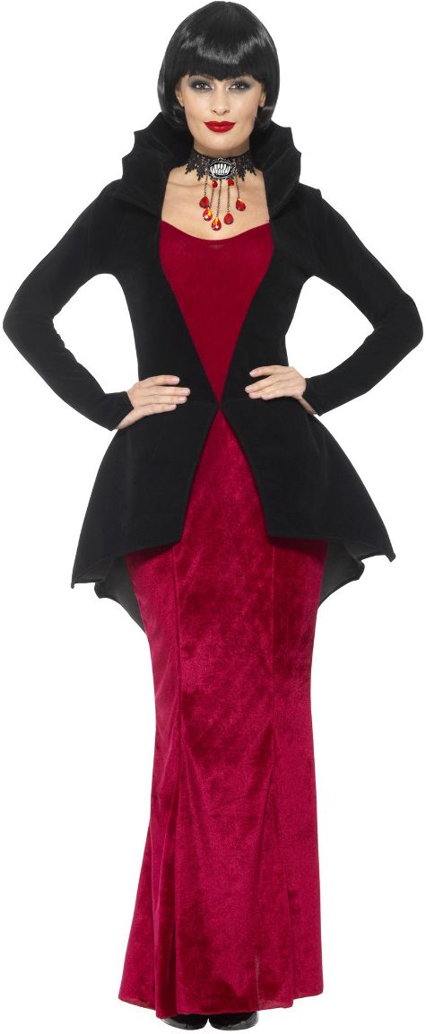 Vampieren Outfit Dames Rood