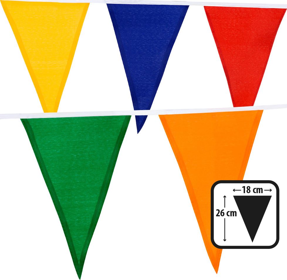 Veelkleurige Verjaardag Vlaggenlijn