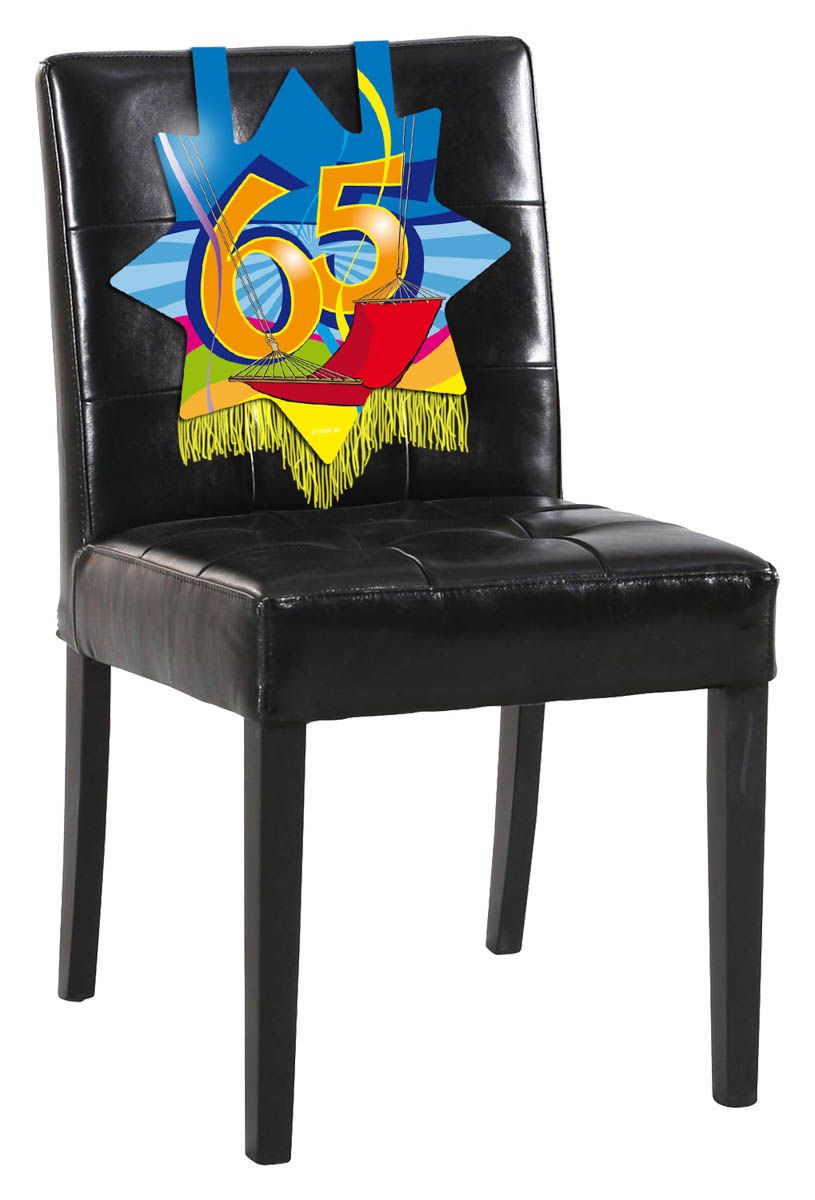 Verjaardag 65 Jaar Stoelversiering