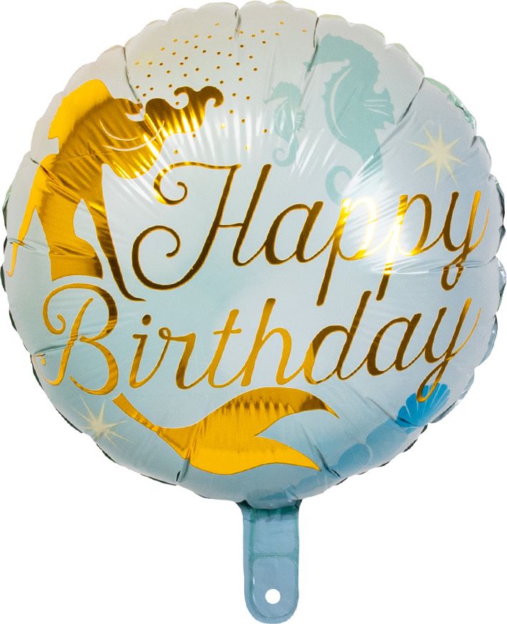 Verjaardag ballon zeemeermin