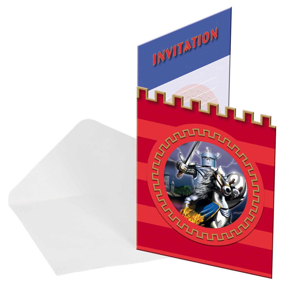 Verjaardag Uitnodiging Kaarten Ridder