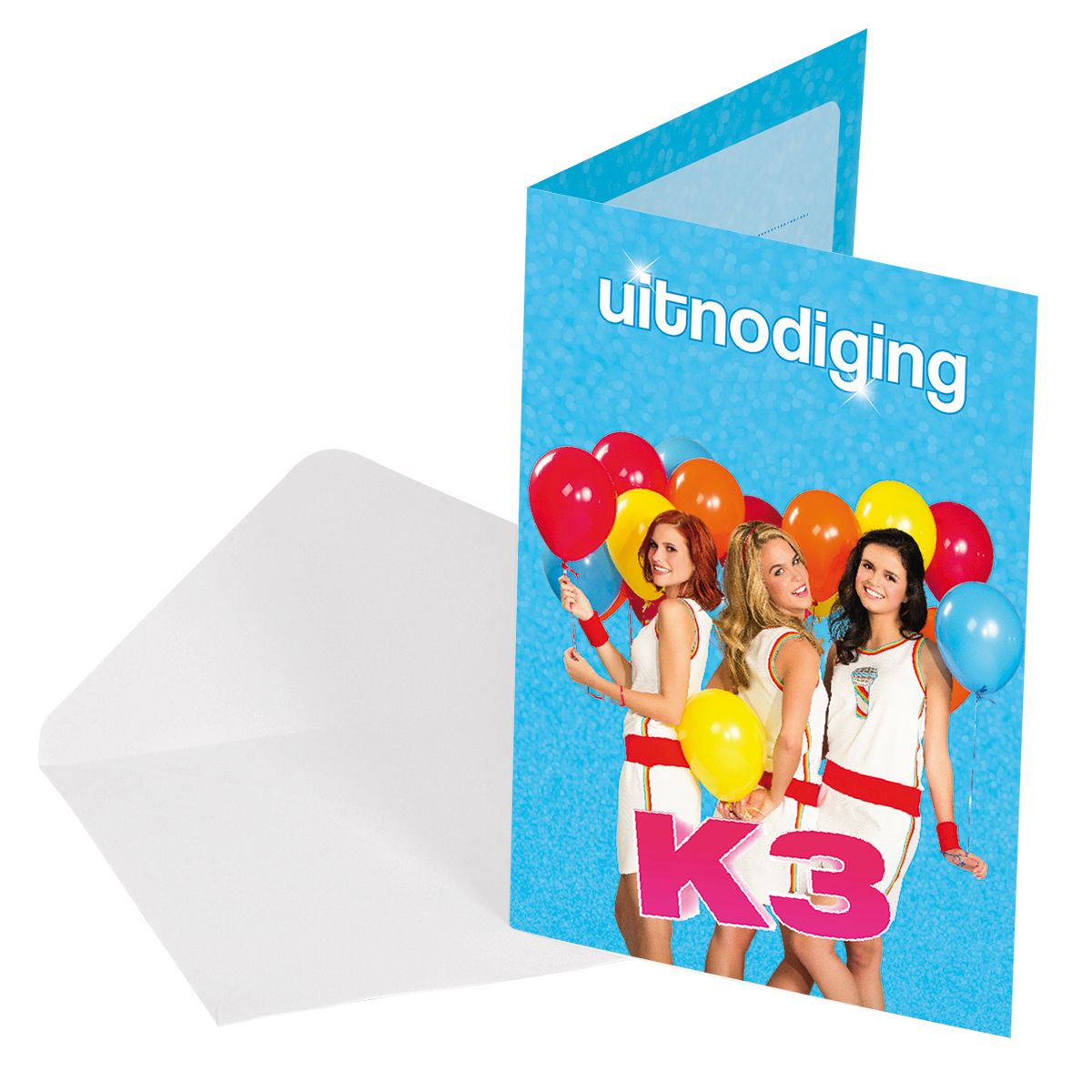 Verjaardag Uitnodigingskaarten K3 Party