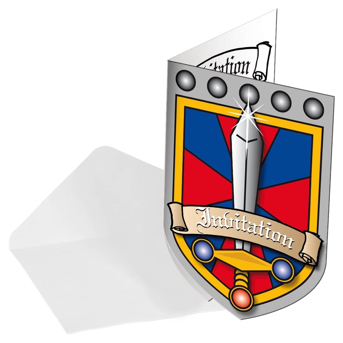 Verjaardag Uitnodigingskaarten Ridder