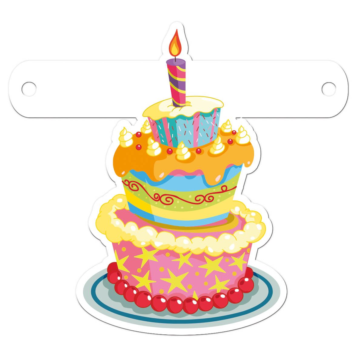 Verjaardagstaart Banner