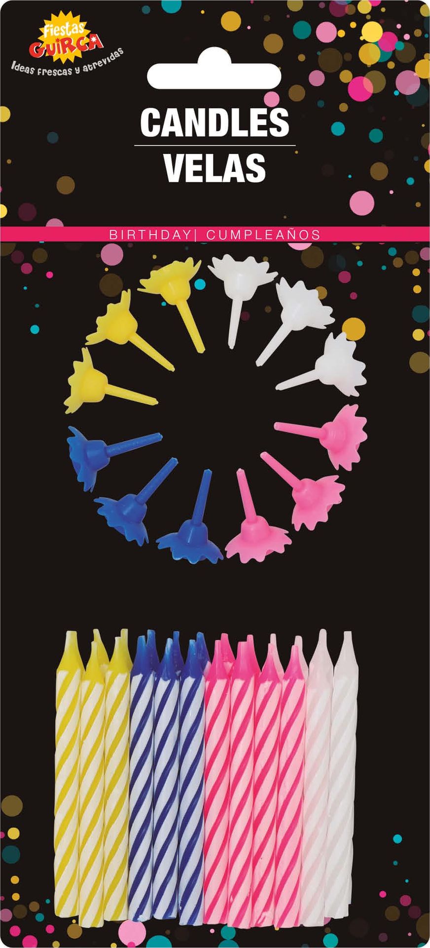 Verjaardagstaart Kaarsjes met Houders