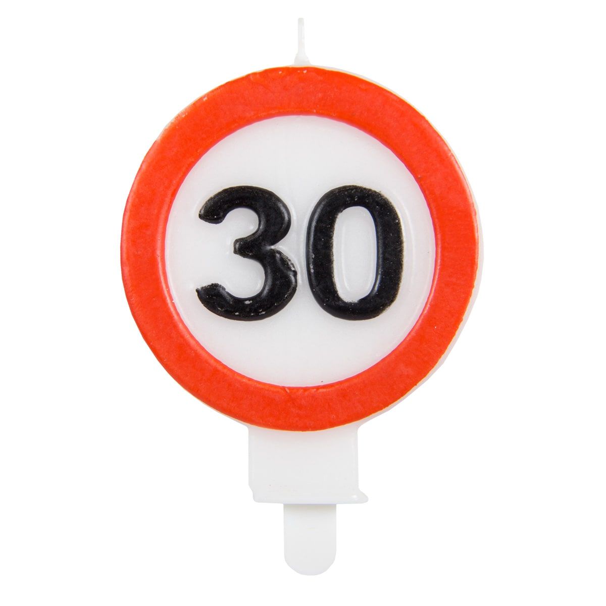 Verkeersbord 30 Jaar Taartkaars
