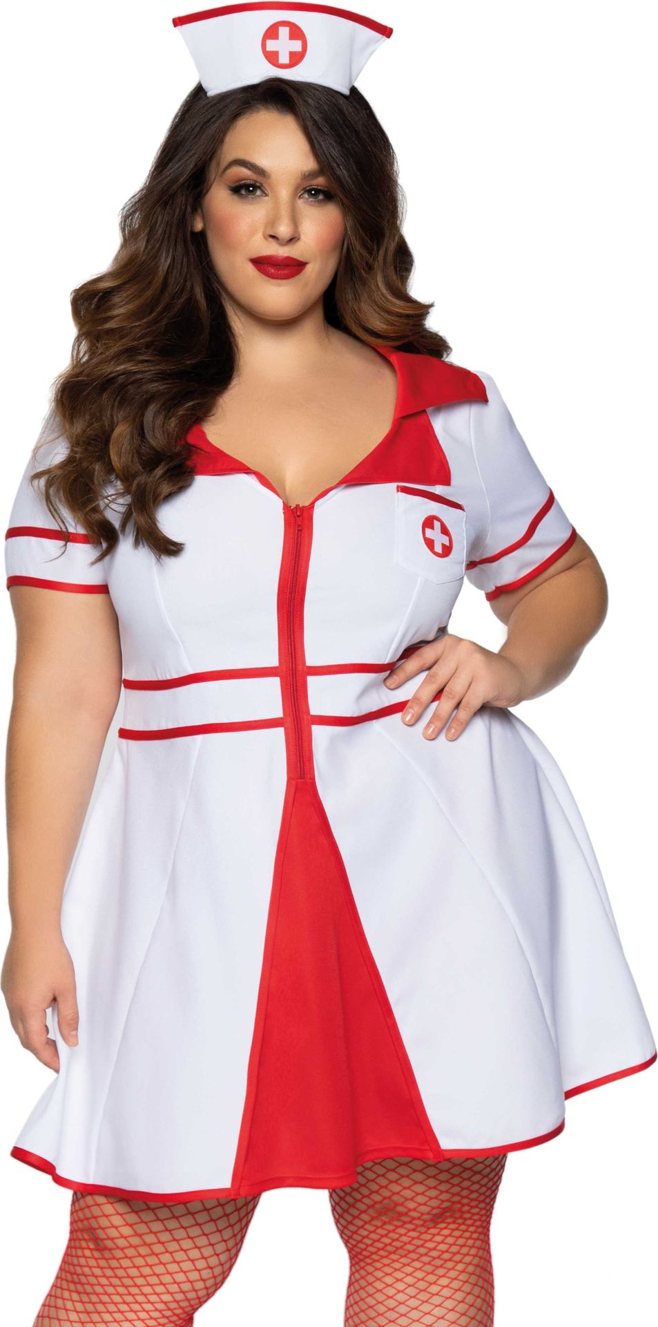 Verleidelijke Verpleegster Plus Size