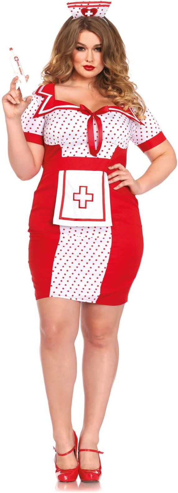 Verpleegster Pakje Plus Size