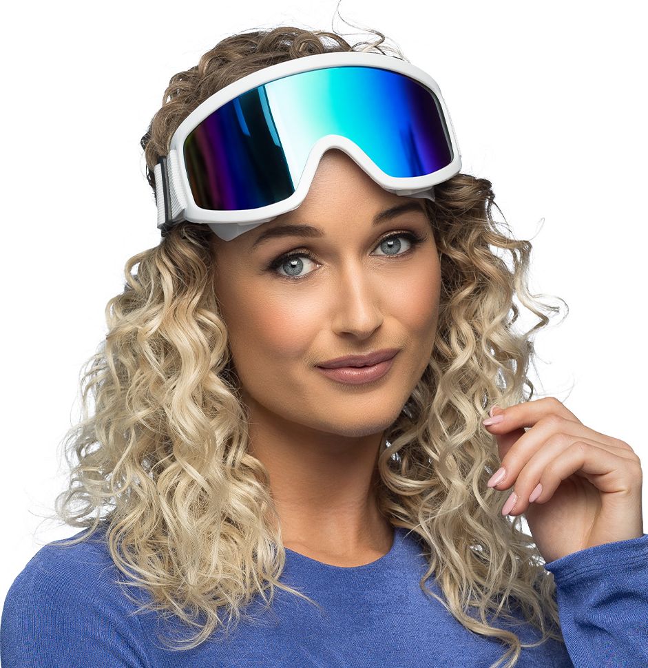 Verstelbare Witte Feest Skibril