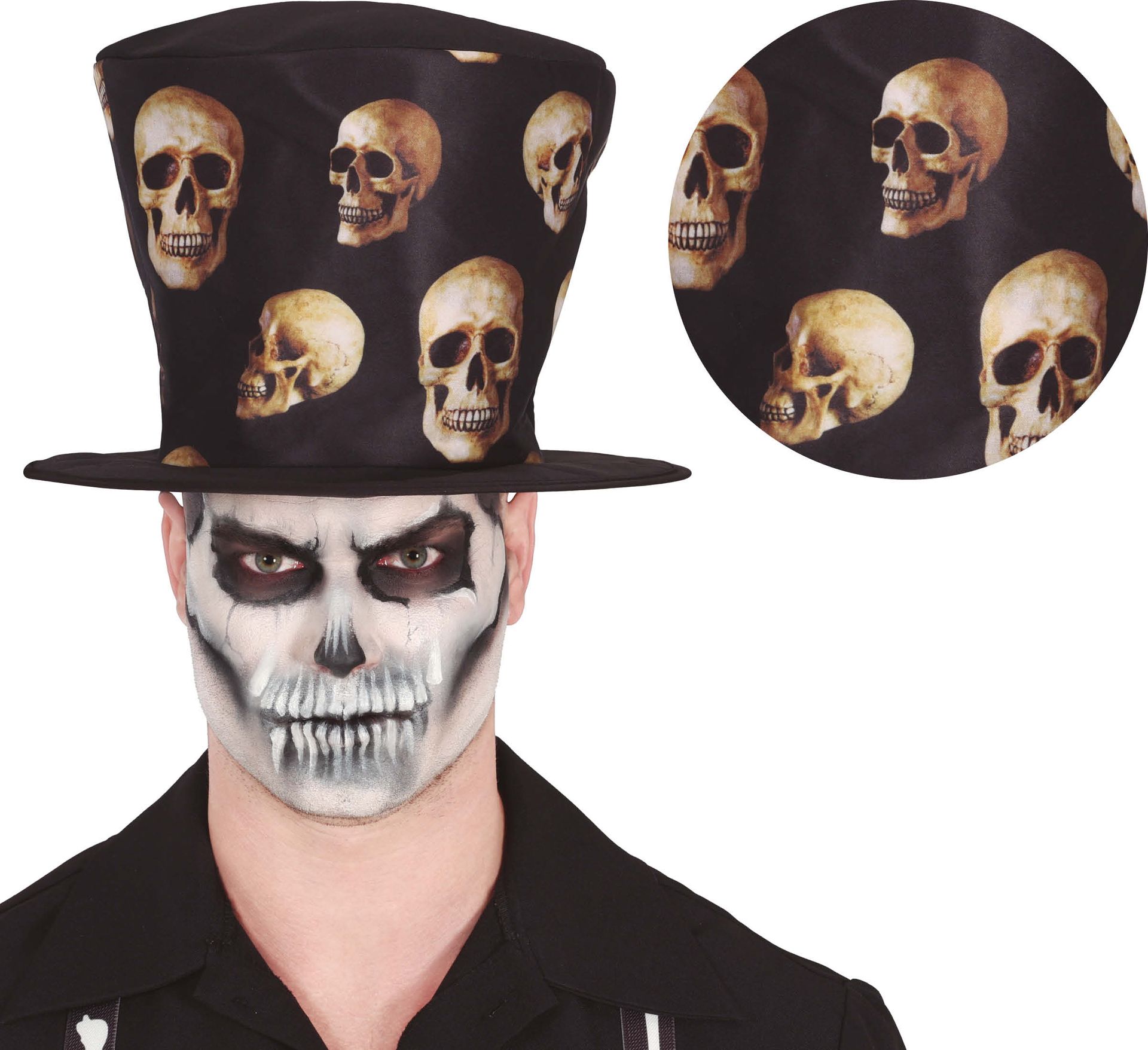 Victoriaanse Skelethoed Halloween