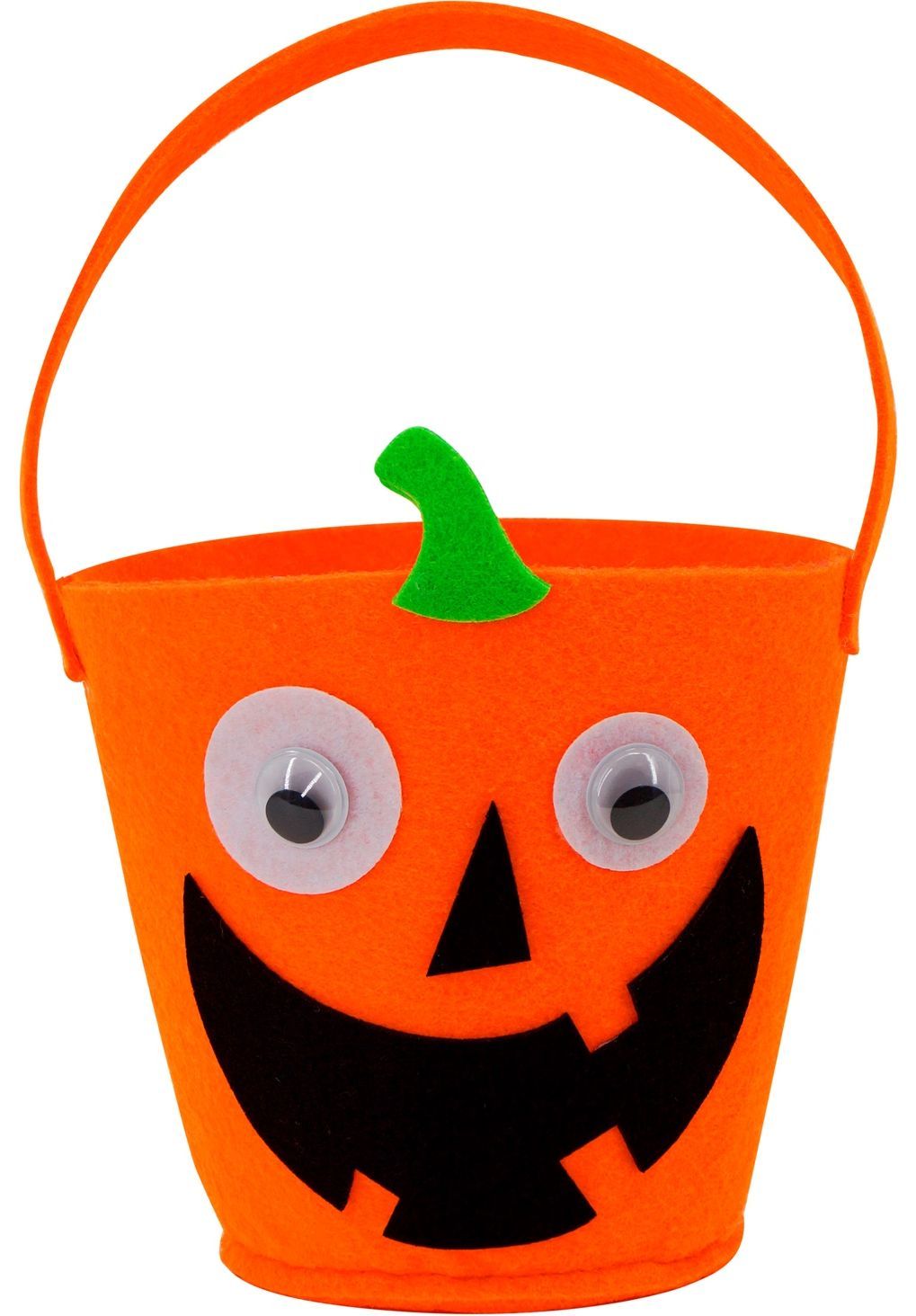 Vilten Pompoen Trick Or Treat Emmer Oranje