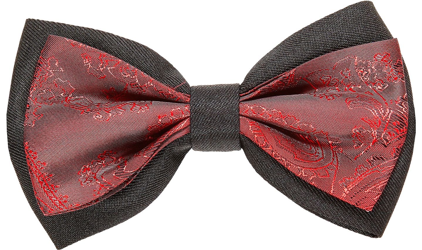 Vintage Bordeaux Rode Vlinderstrik