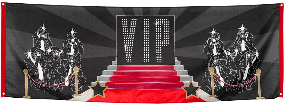 VIP hollywood banner