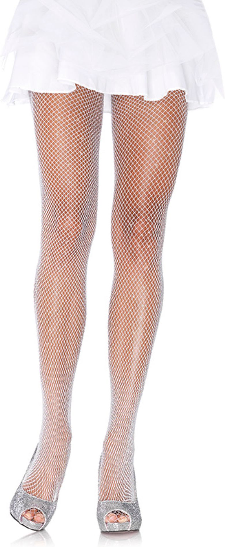 Visnet Panty met Glitter Elastaan