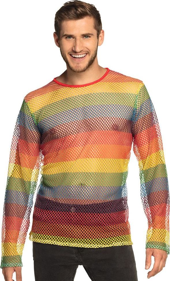 Visnet Regenboog Top Volwassenen