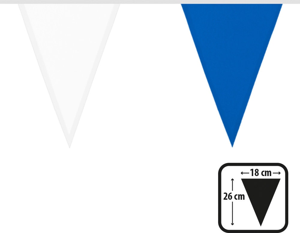Vlaggenlijn Blauw Wit 6 Meter