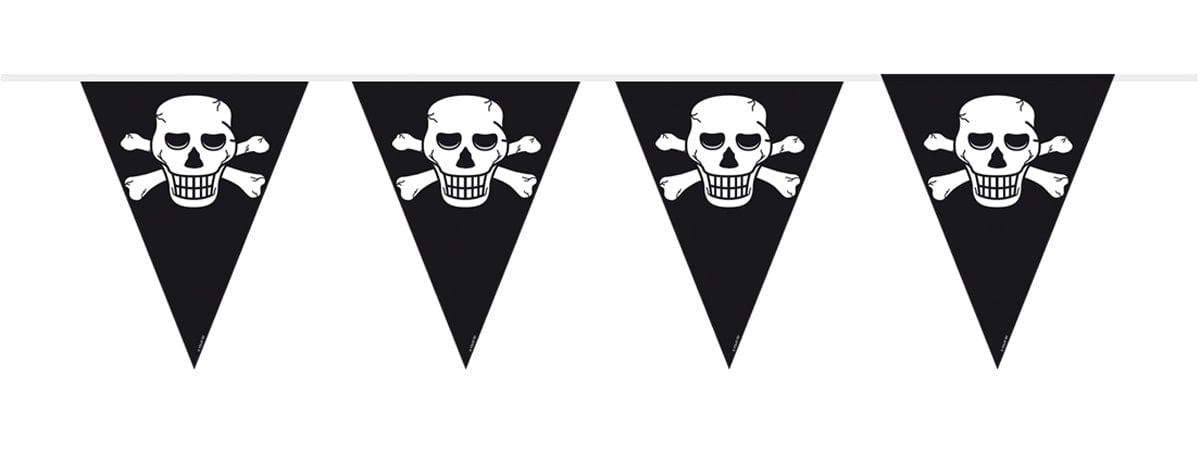 Vlaggenlijn piraten thema 10 meter