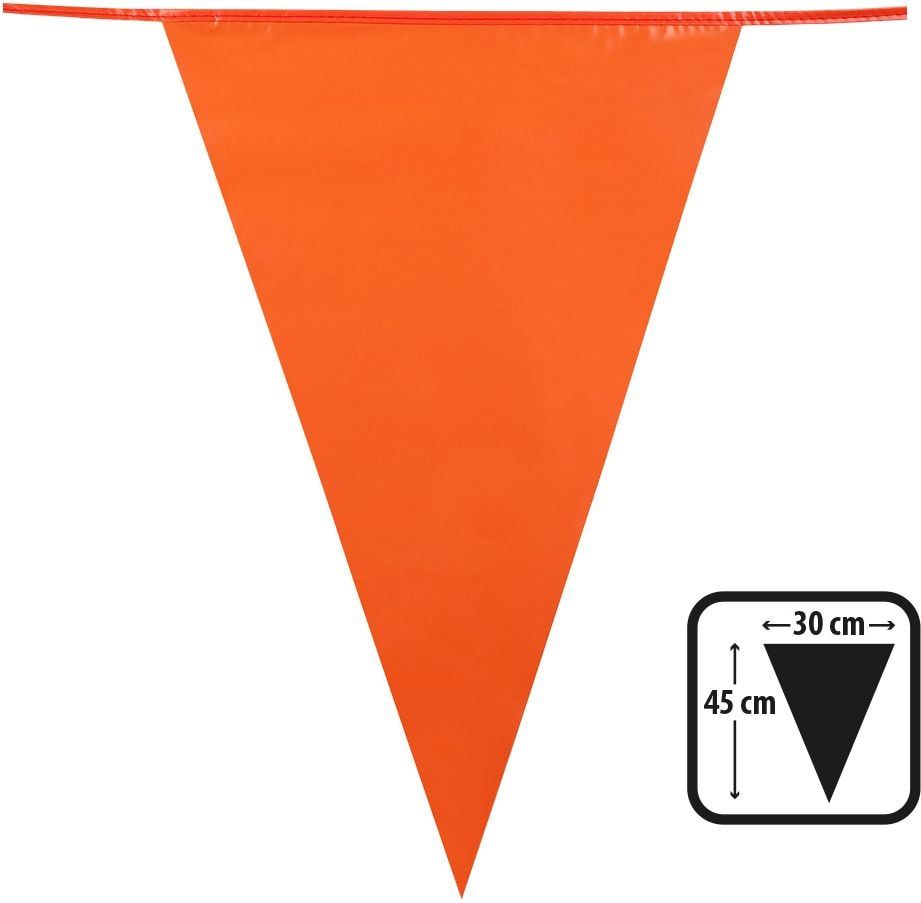Vlaggenlijn xl oranje