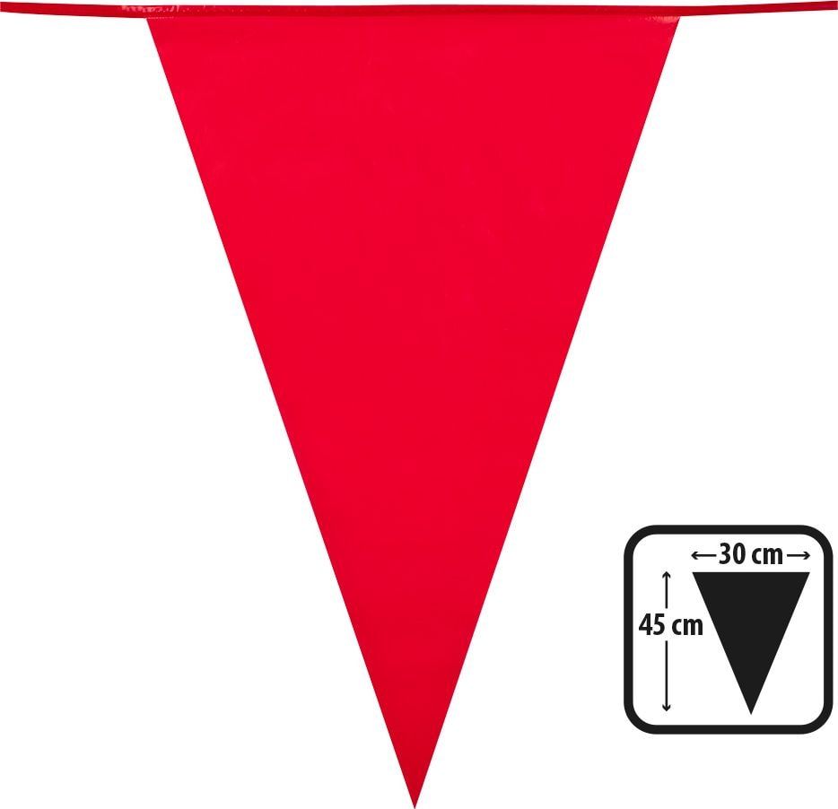 Vlaggenlijn Xl Rood