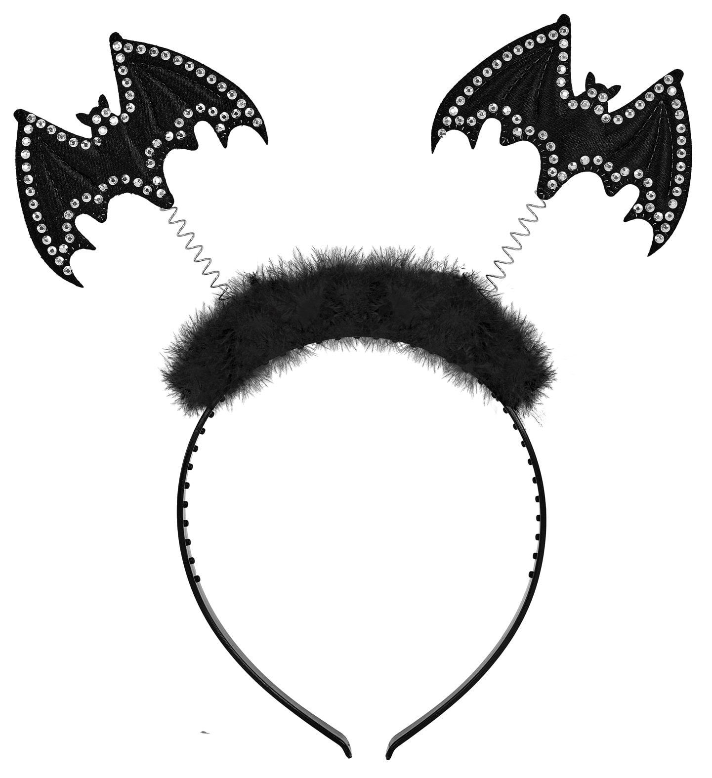 Vleermuis Haarband Zwart Dames Heren