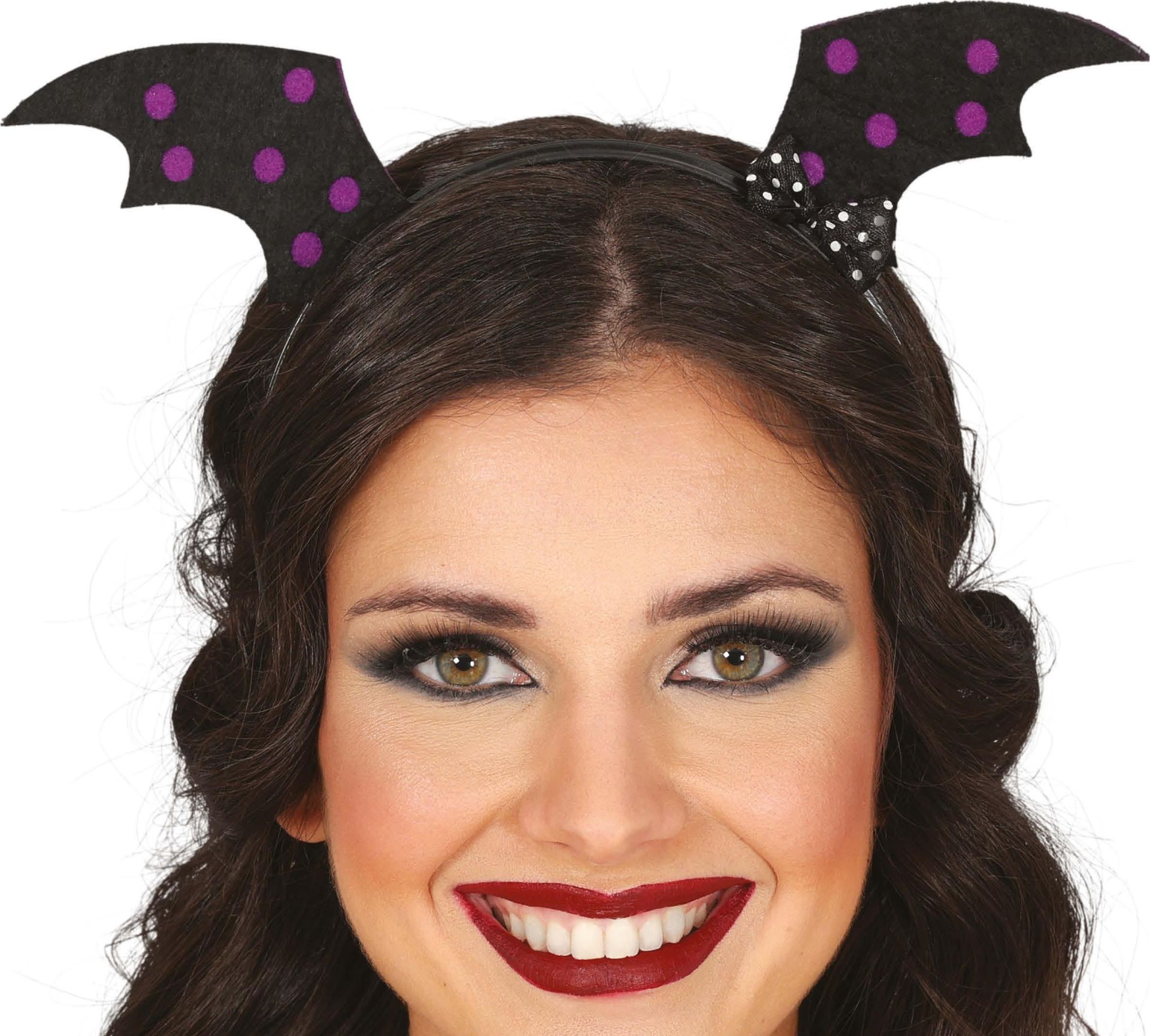 Vleermuis Vleugels Haarband met Stippen