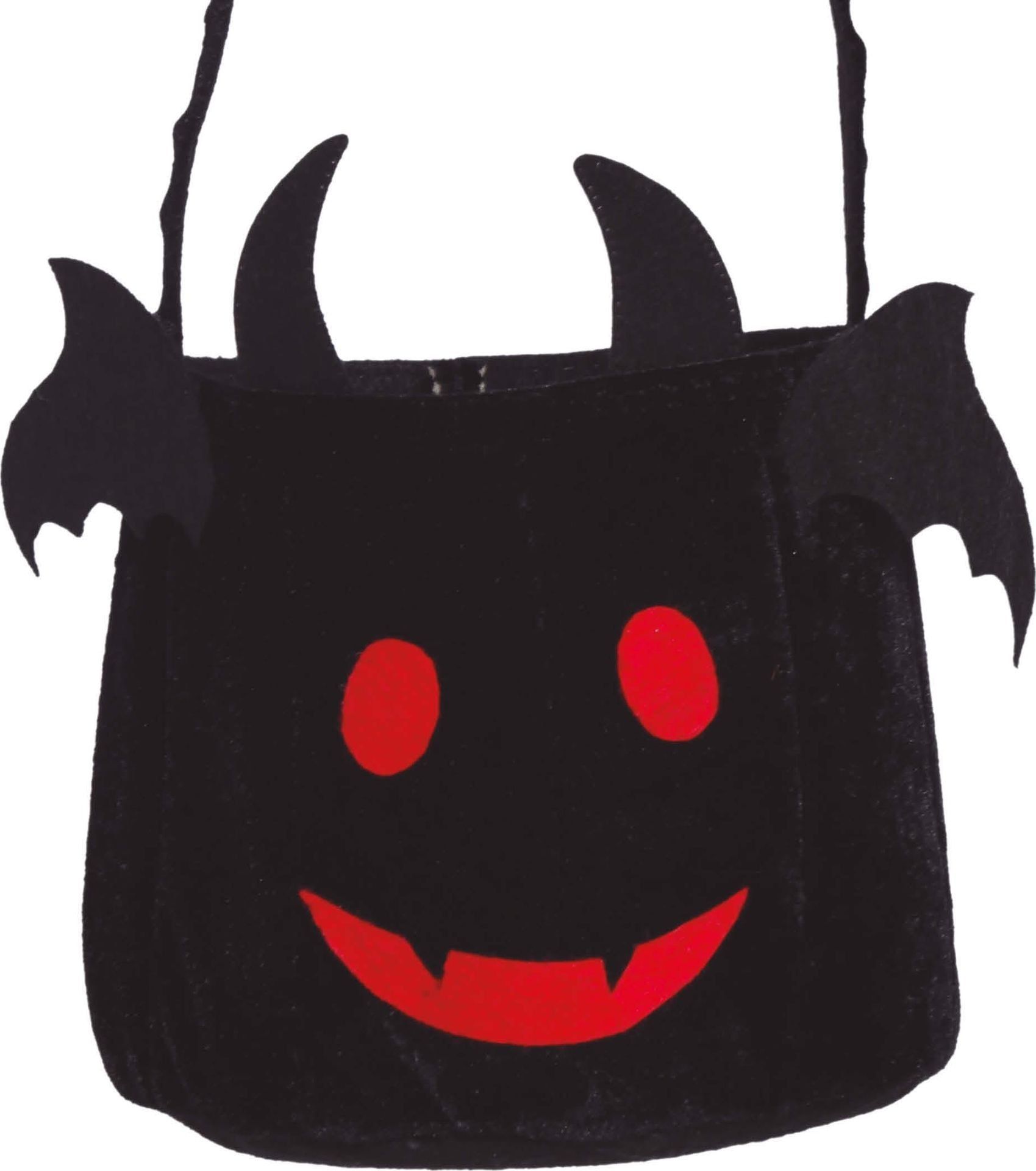 Vleermuis Zwarte Halloween Snoepemmer