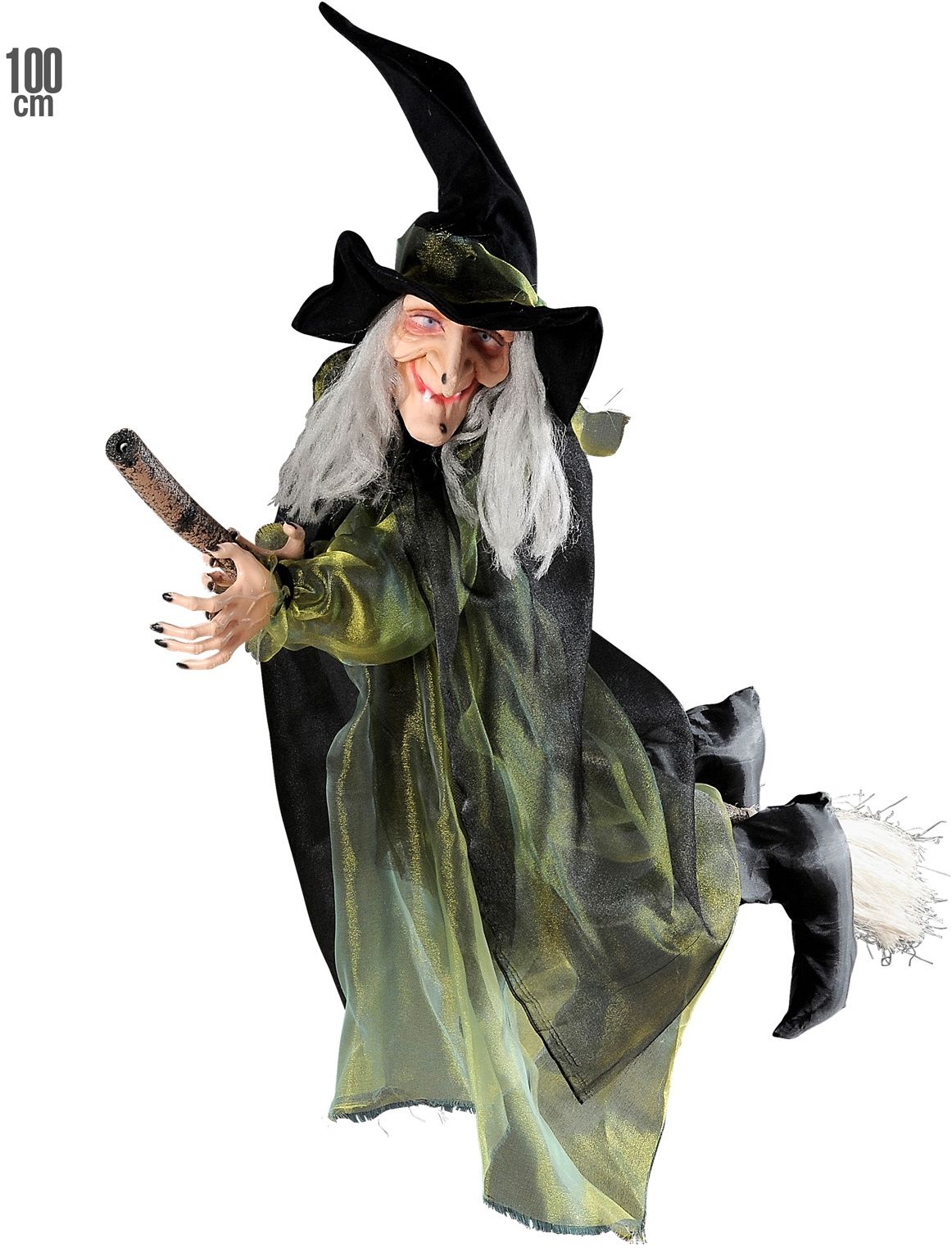 Vliegende Heks Op Bezem Decoratie