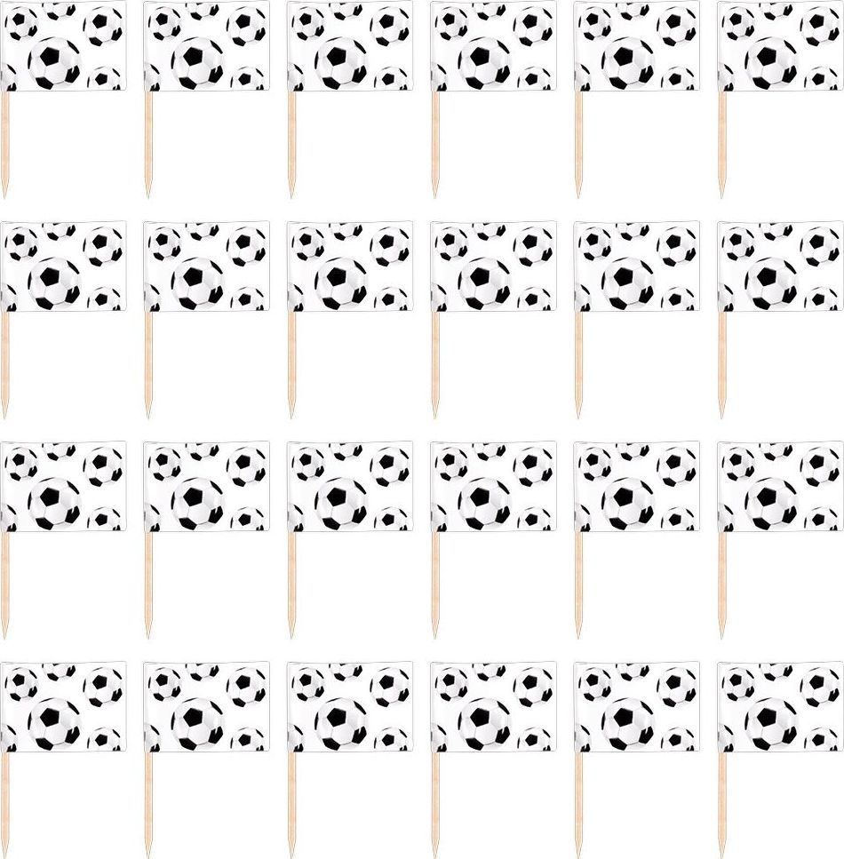 Voetbal Thema Party Cocktail Vlaggenprikkers