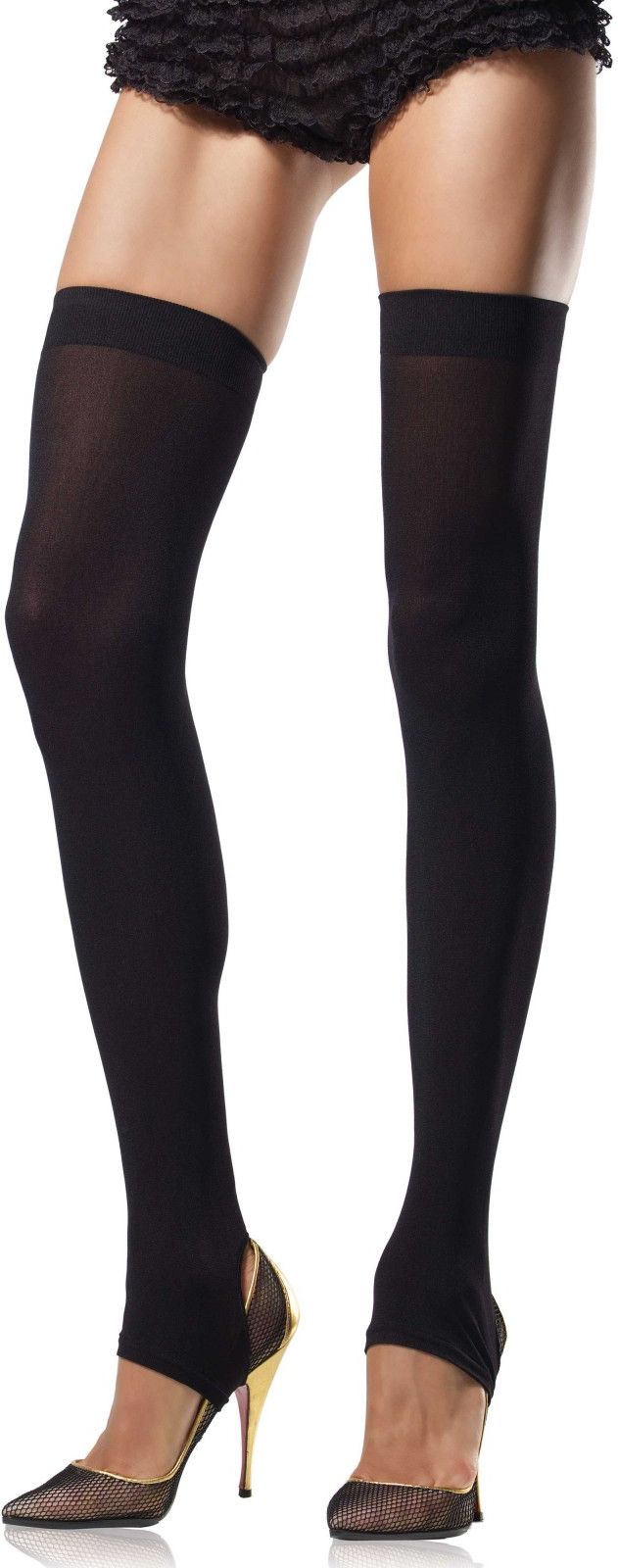 Voetloze Kousen Zwart