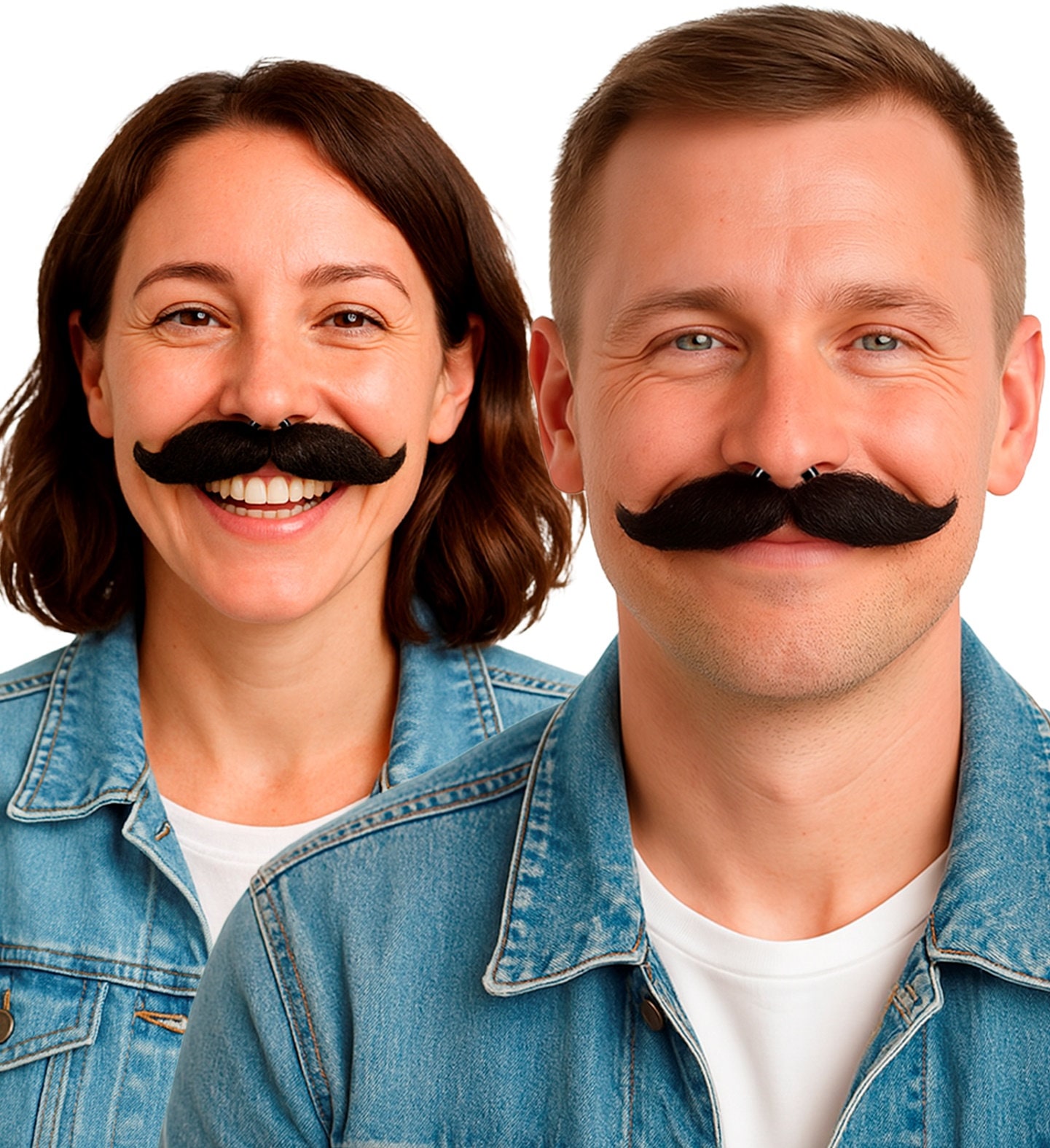 Vormbare Zwarte Nep Snor