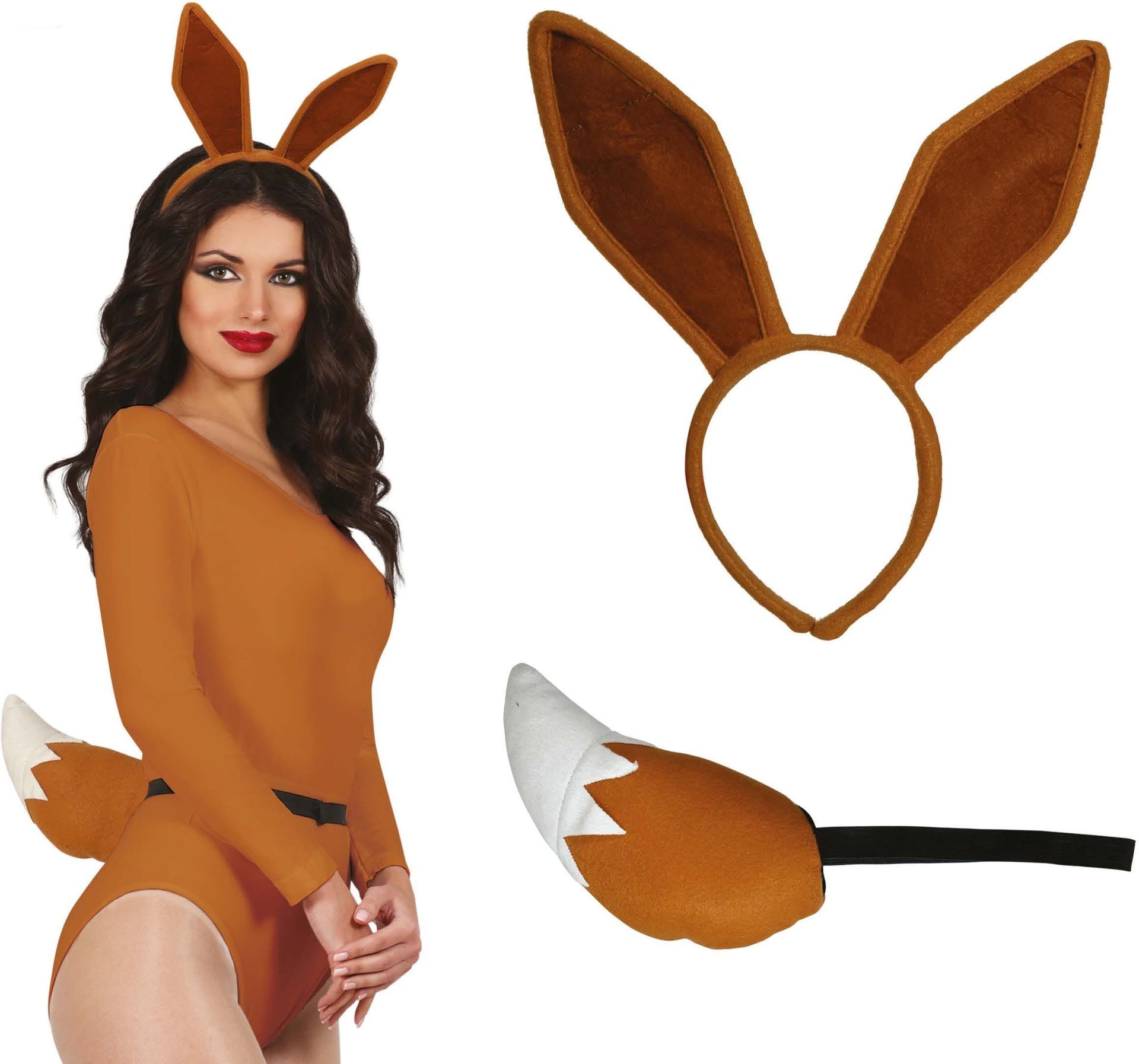 Vossen Accessoireset Bruin 2-Delig