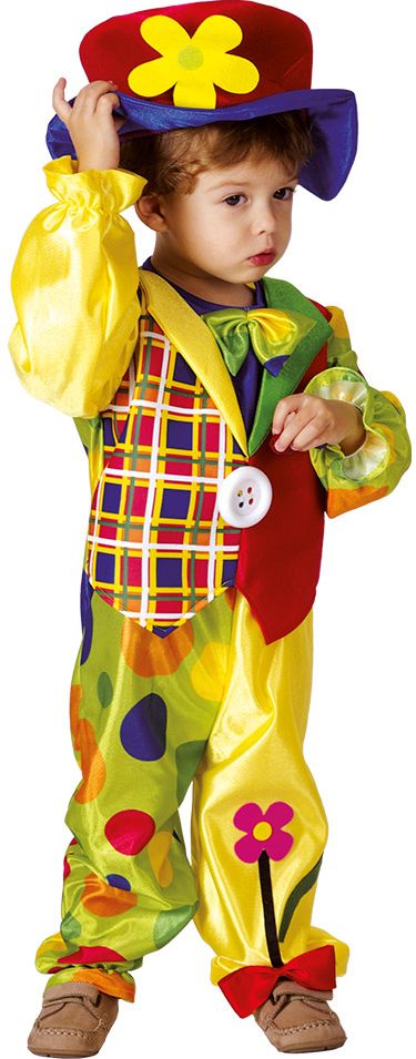Vrolijk cookie clown kostuum kind