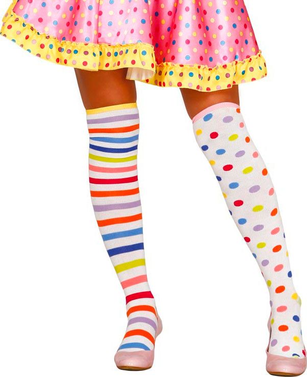 Vrolijke Clown Kniekousen